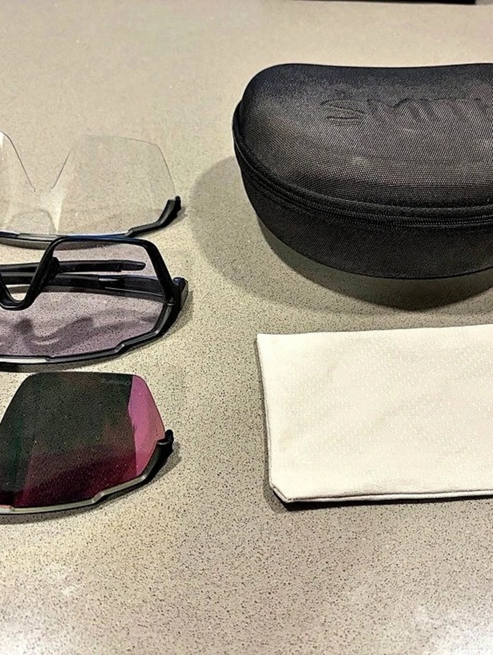 Smith Shift Split MAG Cycling Glasses Black & Pink